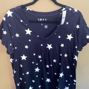 Loft ‘Vintage’ V-Neck T-Shirt